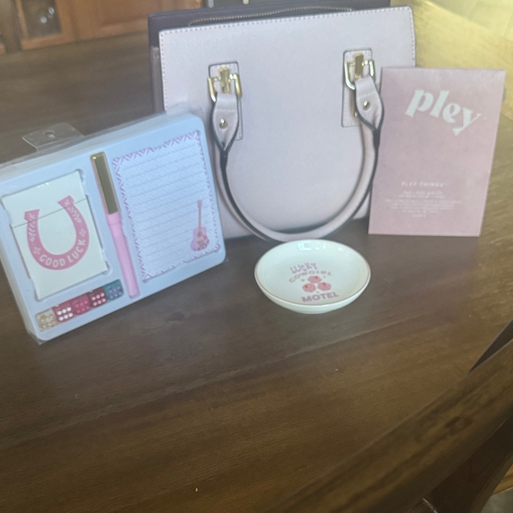 Call It Spring Pink and Gold Satchel and pink items